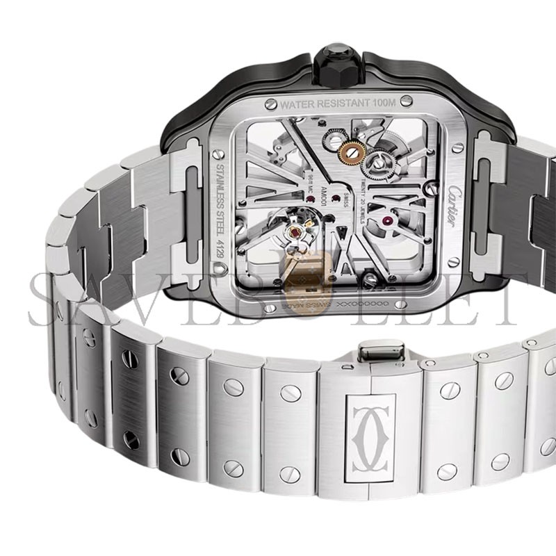 CARTIER SANTOS DE CARTIER SKELETON WATCH 39.8MM WHSA0027 CARTIER SANTOS DE CARTIER SKELETON WATCH 39.8MM WHSA0027