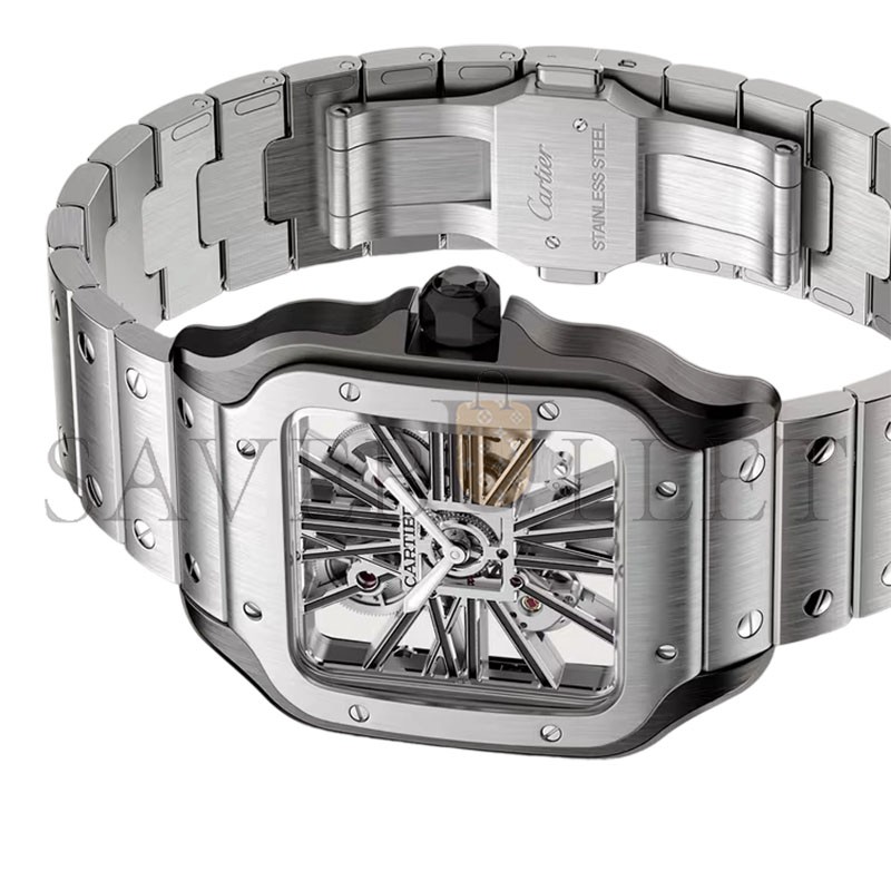 CARTIER SANTOS DE CARTIER SKELETON WATCH 39.8MM WHSA0027 CARTIER SANTOS DE CARTIER SKELETON WATCH 39.8MM WHSA0027