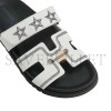 HERMES CHYPRE SANDAL EMBROIDERED CALFSKIN