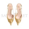 VALENTINO VLOGO SIGNATURE SLINGBACK PUMPS IN CLOQUÉ JACQUARD FABRIC 80MM WS0R01MRE_L01