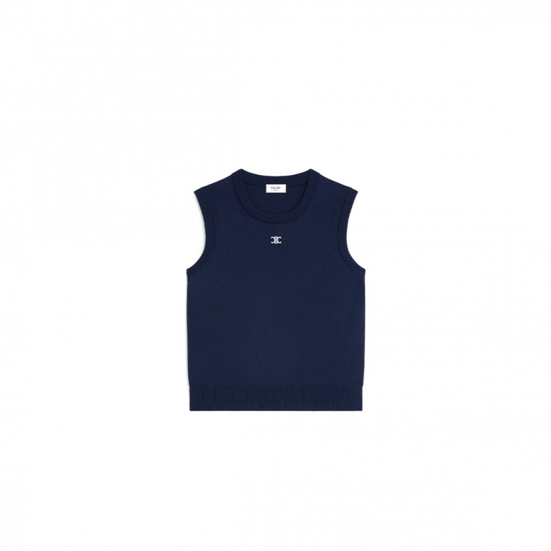 CELINE TOP IN FINE WOOL RX0I70100.07DX