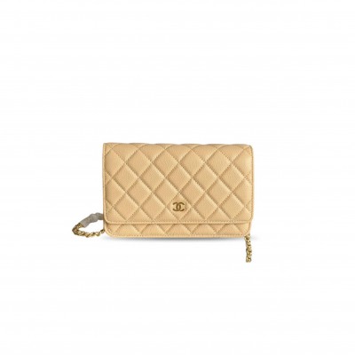 CHANEL CAVIAR QUILTED WALLET ON CHAIN WOC AP0250 (19*13*3cm) 