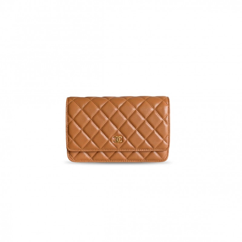 CHANEL CAVIAR QUILTED WALLET ON CHAIN WOC AP0250 (19*13*3cm) 