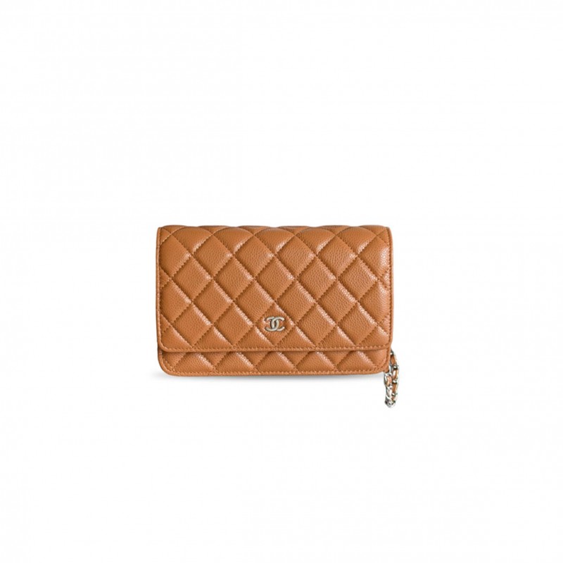 CHANEL CAVIAR QUILTED WALLET ON CHAIN WOC AP0250 (19*13*3cm) 