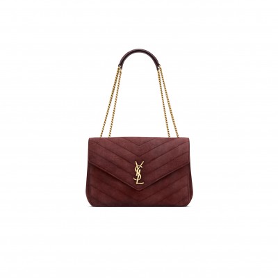 YSL LOULOU LARGE IN MATELASSÉ SUEDE 803541 (32*22*10cm) YSL LOULOU LARGE IN MATELASSÉ SUEDE 803541 (32*22*10cm)