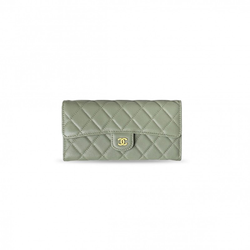 CHANEL LONG ZIPPER WALLET A80758 (19*10.5*3cm) 
