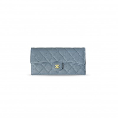 CHANEL LONG ZIPPER WALLET A80758 (19*10.5*3cm) 
