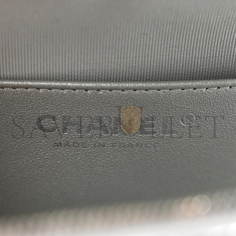 CHANEL HEART BAG IN METALLIC LAMBSKIN QUILTED AS5764 (19*18*5cm)