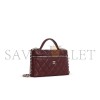 CHANEL TOP HANDLE VANITY WITH CHAIN BURGUNDY CAVIAR  CHAMPAGNE GOLD HARDWARE AP4385 (19*14*5cm)