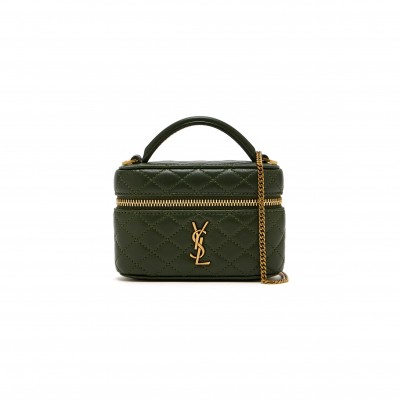 YSL GABY MICRO VANITY BAG IN LAMBSKIN 8192851EL073189 (12*8*4cm)