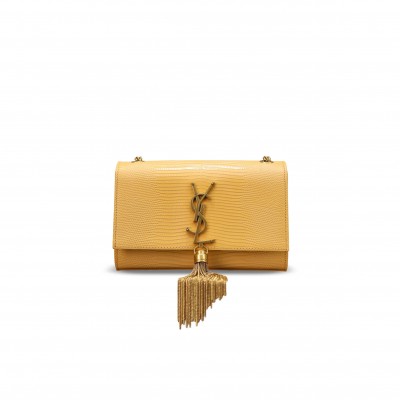 YSL KATE SMALL IN LIZARD-EMBOSSED LEATHER 469390 (20*13.5*5.5cm)