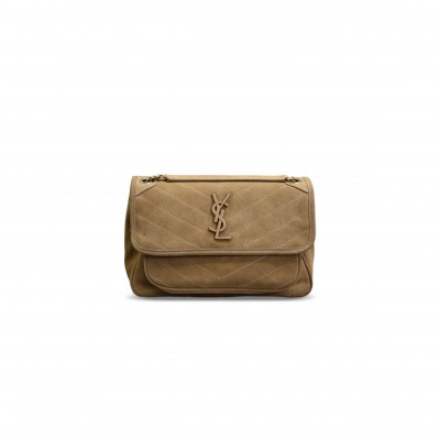 YSL NIKI MEDIUM IN SUEDE 633158 (28*20*8cm)