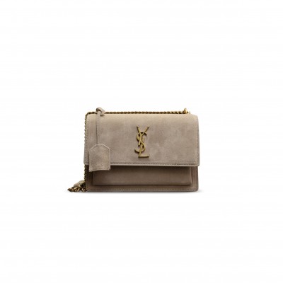 YSL SUNSET MEDIUM IN SUEDE 422906 (22*16*8cm) YSL SUNSET MEDIUM IN SUEDE 422906 (22*16*8cm)