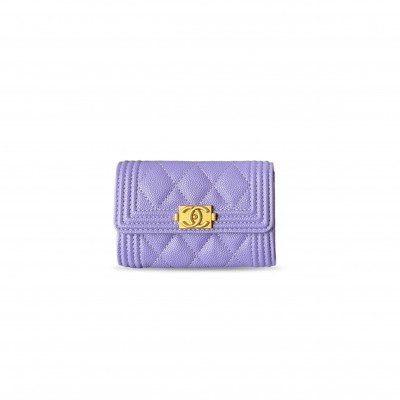 CHANEL MASTER BOY FLAP CARD HOLDER A80603 (11*8.5*3cm)