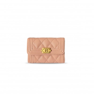 CHANEL MASTER BOY FLAP CARD HOLDER A80603 (11*8.5*3cm) 
