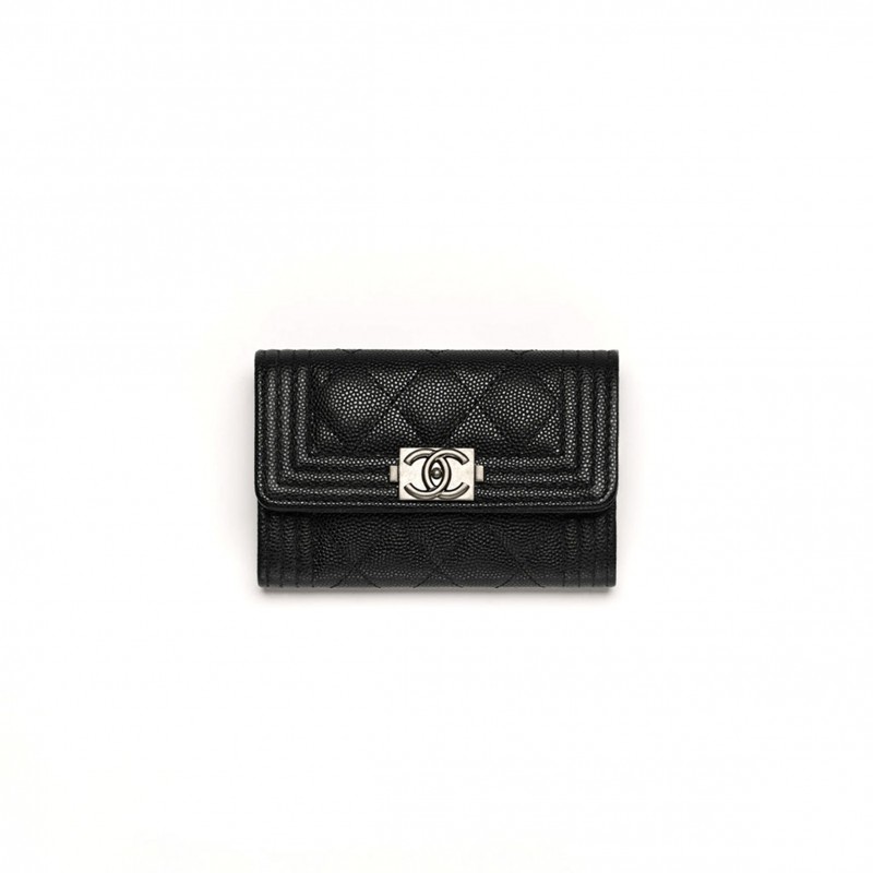 CHANEL BOY FLAP CARD HOLDER A80603 (11*8.5*3cm)