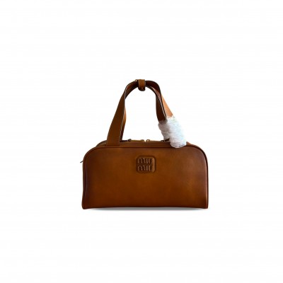 MIU MIU BEAU LEATHER BAG 5BB182 (28*15*13cm)