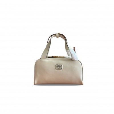 MIU MIU BEAU LEATHER BAG 5BB182 (28*15*13cm)