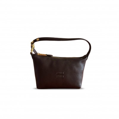 MIU MIU LEATHER SHOULDER BAG 5NE841 (19*14*10cm)