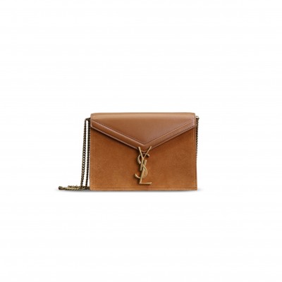 YSL CASSANDRA CHAIN BAG IN SUEDE AND LEATHER 532750 (22*16.5*5.5cm) YSL CASSANDRA CHAIN BAG IN SUEDE AND LEATHER 532750 (22*16.5*5.5cm)