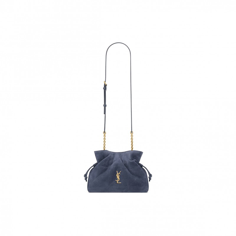 YSL JAMIE SHOULDER POUCH IN SUEDE 862712 (26*18*12.5cm)