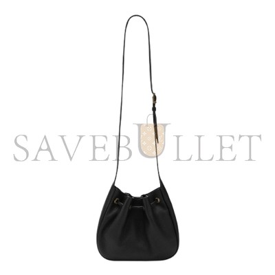 YSL PARIS VII HOBO BAG IN GRAIN DE POUDRE LEATHER 833423 (23*17*6cm)