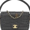 CHANEL MINI FLAP BAG WITH TOP HANDLE AS6424 (20*16*5cm)