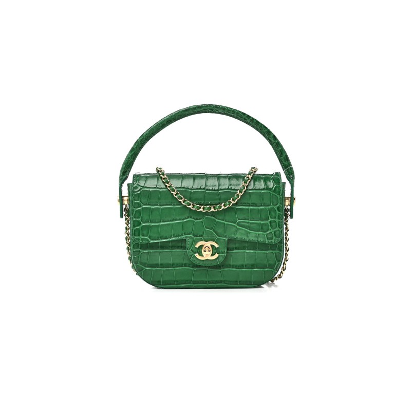 CHANEL MASTER MINI FLAP BAG WITH TOP HANDLE AS6424 (20*16*5cm)