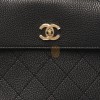 CHANEL GRAINED CALFSKIN STITCHED URBAN ESSENTIALS SHOPPING BAG BLACK AS99589 (37*22*14cm) 