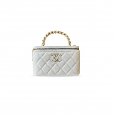 CHANEL HANDLE BOX BAG A96178 (17*9.5*8cm)
