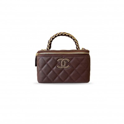 CHANEL HANDLE BOX BAG A96178 (17*9.5*8cm) 