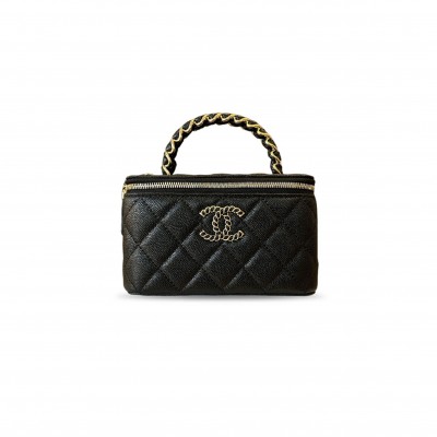 CHANEL HANDLE BOX BAG A96178 (17*9.5*8cm)