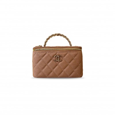 CHANEL 26C PEARL HANDLE BOX BAG A96182 (17*9.5*8cm) 