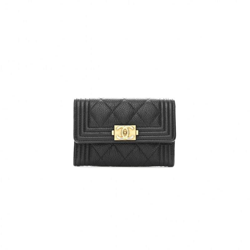CHANEL BOY FLAP CARD HOLDER A80603 (11*8.5*3cm) 