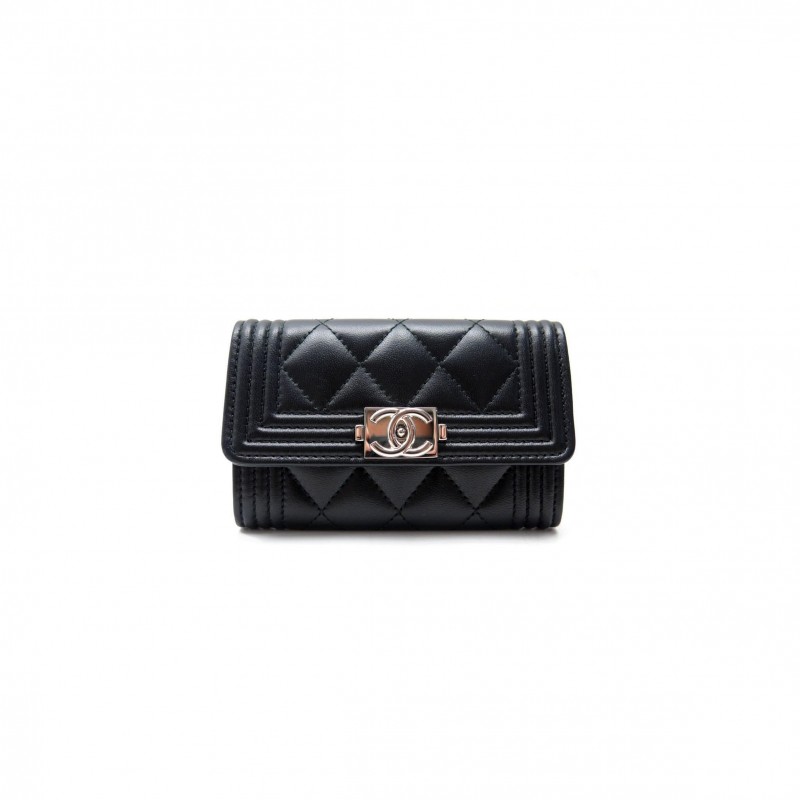 CHANEL MASTER BOY FLAP CARD HOLDER A80603 (11*8.5*3cm) 