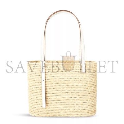 LOEWE QUARE BASKET TOTE BAG IN RAFFIA A223099X08 (27*20*10cm)