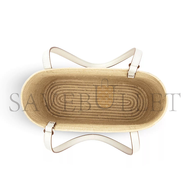 LOEWE QUARE BASKET TOTE BAG IN RAFFIA A223099X08 (27*20*10cm)