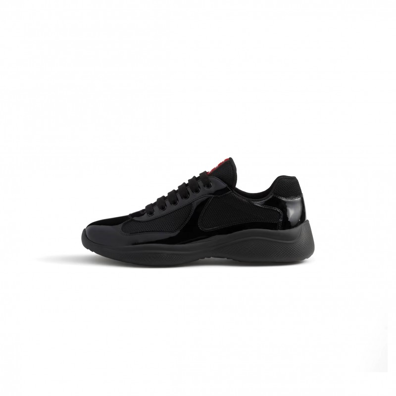 PRADA PATENT LEATHER AND TECHNICAL FABRIC PRADA AMERICA'S CUP SNEAKERS 4E3400 PRADA PATENT LEATHER AND TECHNICAL FABRIC PRADA AMERICA'S CUP SNEAKERS 4E3400