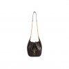 YSL CASSANDRE SUPPLE BUCKET BAG DARK SIGARO 840888AAFC02180 (28*22*9cm)