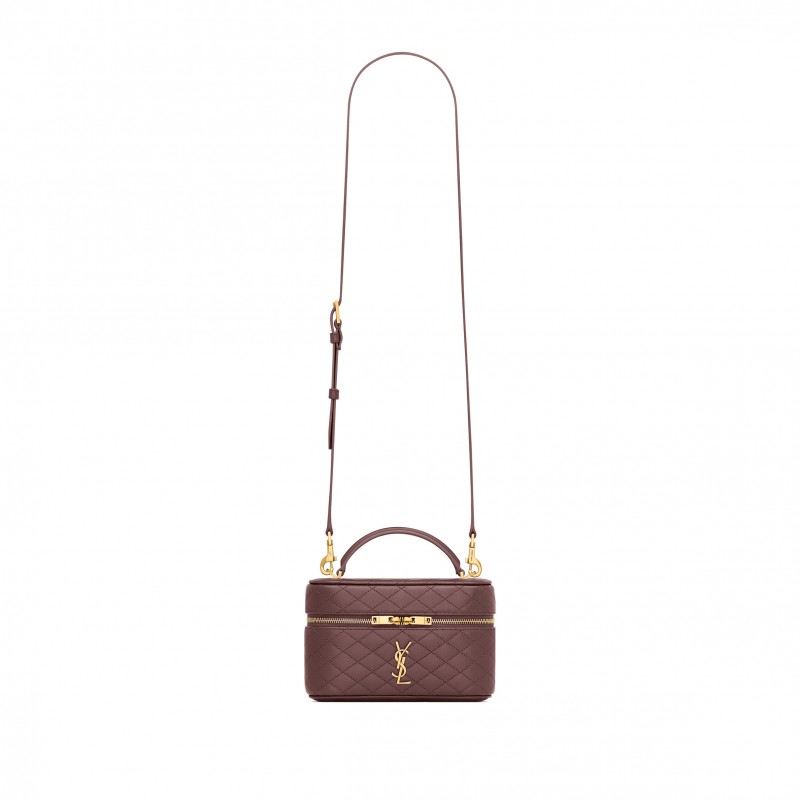 YSL GABY VANITY BAG IN LAMBSKIN 766731 (18*11*6.5cm)