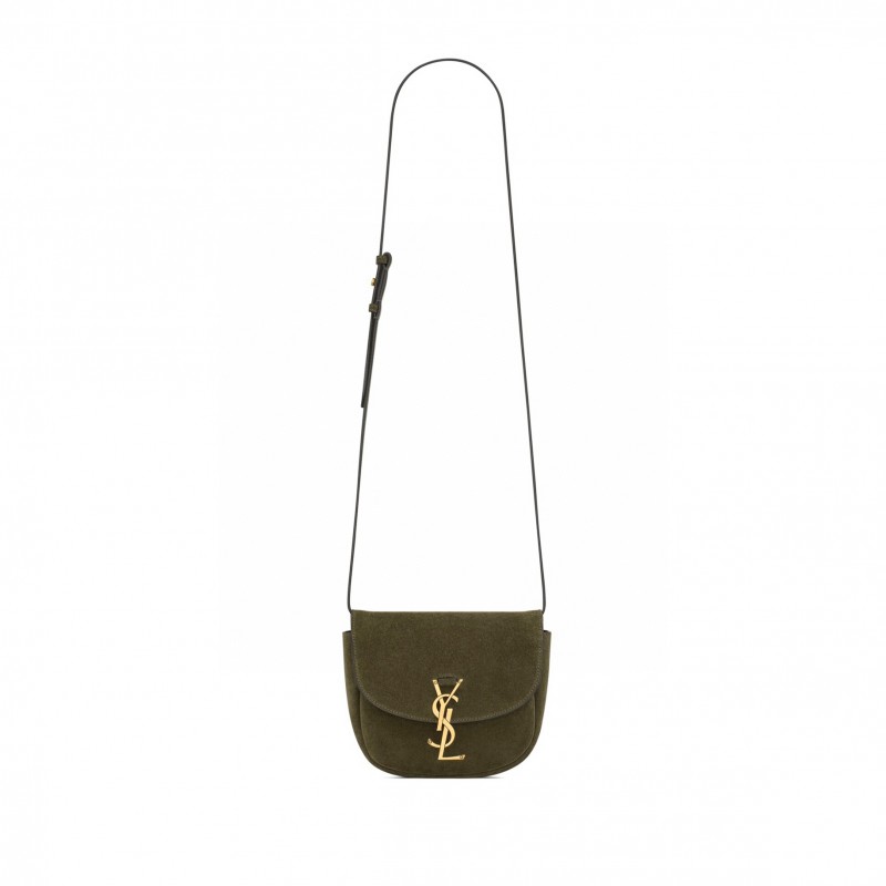 YSL KAIA SMALL SATCHEL IN SUEDE 6197401 (18*15.5*5.5cm)