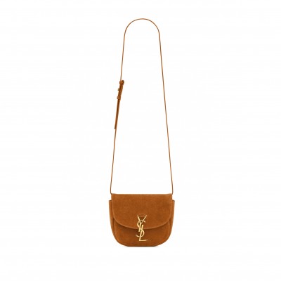 YSL KAIA SMALL SATCHEL IN SUEDE 6197401 (18*15.5*5.5cm)