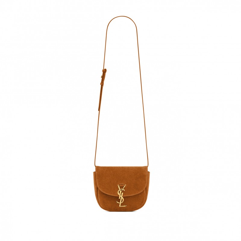 YSL KAIA SMALL SATCHEL IN SUEDE 6197401 (18*15.5*5.5cm)