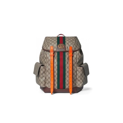 GUCCI OPHIDIA GG MEDIUM BACKPACK (40*24*16cm)