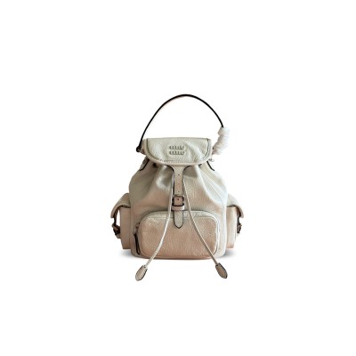 MIU MIU LEATHER BACKPACK 5BZ043 (22*18*11.5cm)