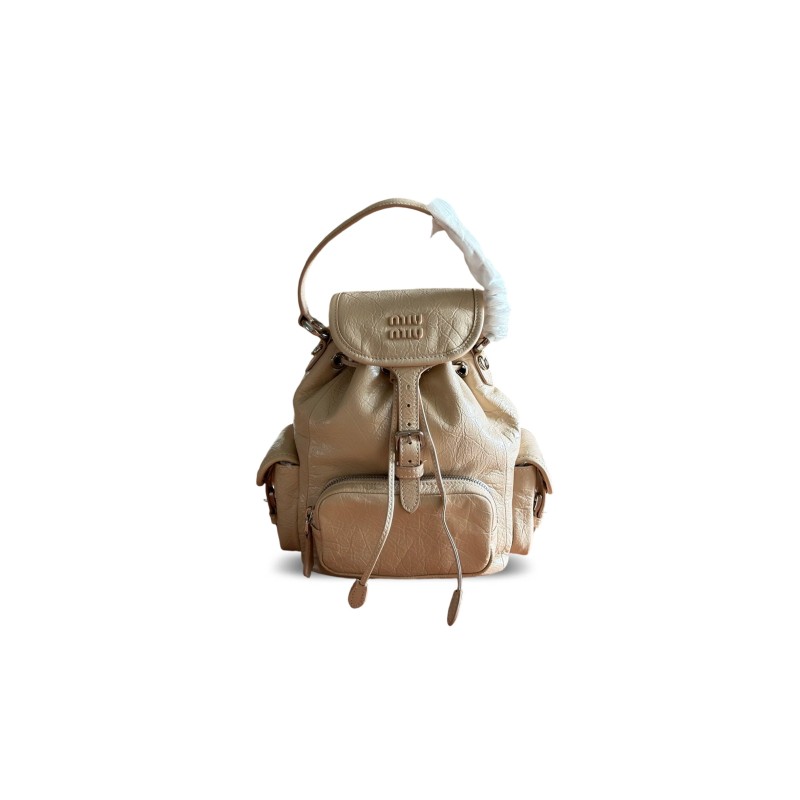 MIU MIU LEATHER BACKPACK 5BZ043 (22*18*11.5cm)