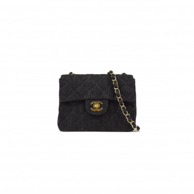 CHANEL CLASSIC SQUARE FLAP MINI SHOULDER BAG (17*13*6cm) 
