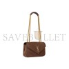 YSL LOULOU SMALL IN MATELASSÉ SUEDE 801437 (24*14*6cm)