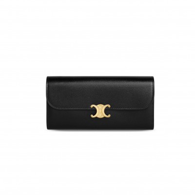 CELINE TRIOMPHE LARGE WALLET 10E313DPV.38NO (19*10*3cm)