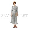 LORO PIANA MILA PRINTED SILK MIDI DRESS